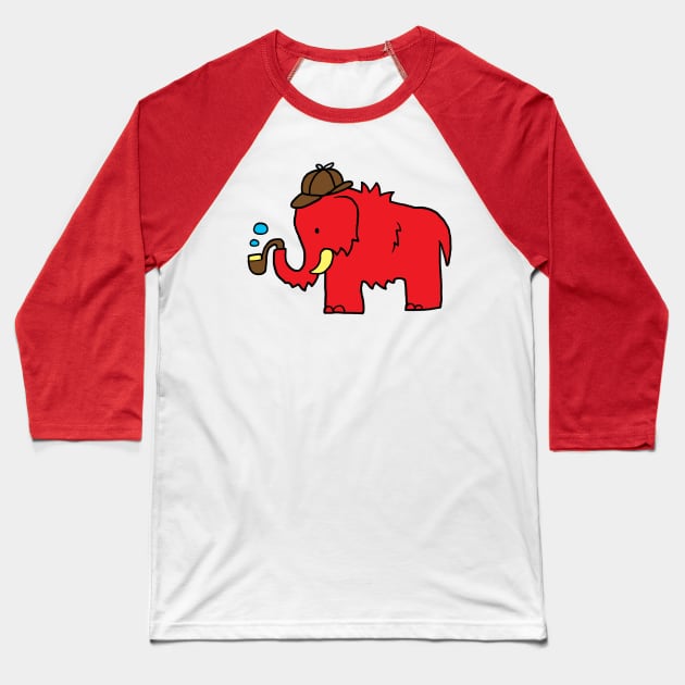 Inspector Mammoth Baseball T-Shirt by scumbugg